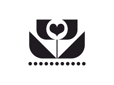 Tulip branding design flat graphic design icon illustration logo minimal ui vector