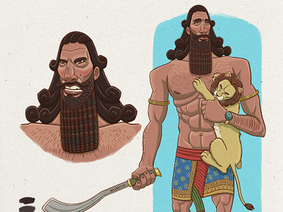 Gilgamesh Character Design character build character concept character design graphic novel illustration