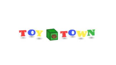 Toy Store logo - Day 49/50 branding dailylogochallenge dailylogochallenge day 49 design dlc graphic design illustrator logo toy store logo toy town vector