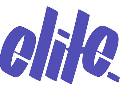 elite branding calligraphy letters