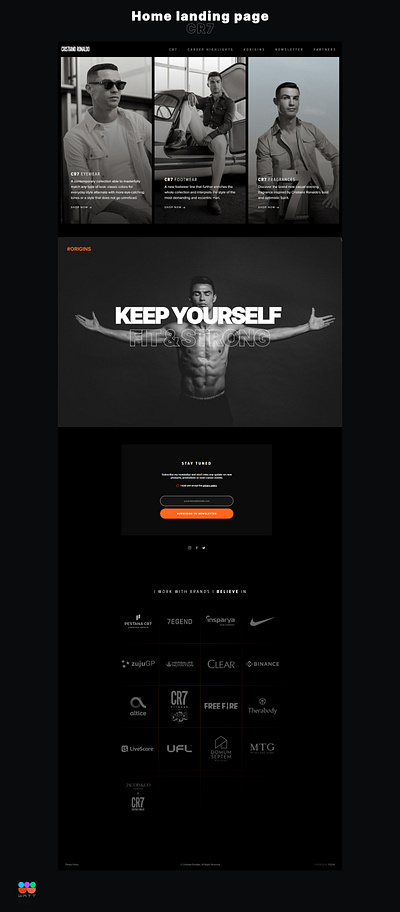 CR7 User Interface 3d advertisement animation app branding design graphic design icon illustration logo minimal motion graphics social media post typography ui uiux user interface ux vector web