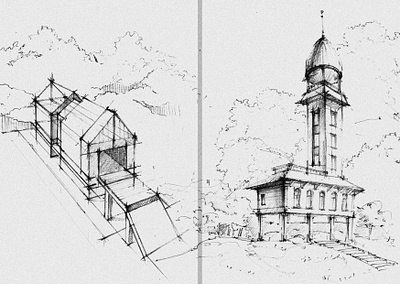 SKETCH_2 architectural sketch architecture drafting graphic pencil sketch sketch