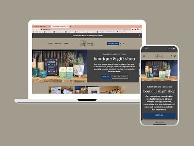 Dwell Local ecommerce square online store web design weebly