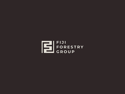 Fiji Forestry Group Logo branding brown f fiji fiji forestry group fijian masi graphic design identity logo logo design masi tapa