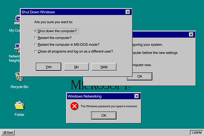 Windows 95 UI Kit (Figma) microsoft retro ui ui kit user interface windows windows 95