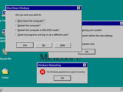 Windows 95 UI Kit (Figma) microsoft retro ui ui kit user interface windows windows 95