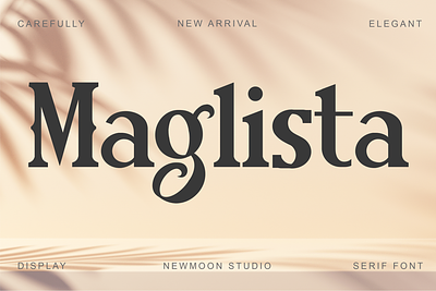 Maglista a Serif vintage Font motorcycle