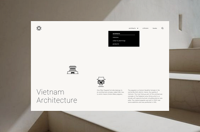 Vietnam Architecture website architecture architecture website branding branding design graphic design icon icon design icongraphy ui ui design vietnam architecture visual design website