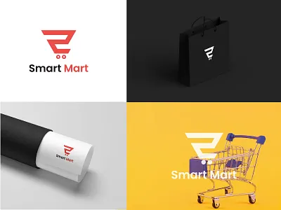 Smart Mart | E-commerce Logo design branding creative logo design e commerce logo graphic design iconic logo letter mark logo letters logo logo logo design market logo mart logo minimal logo modern logo popular logo s letter logo shopping cart shopping logo vector visual identity logo