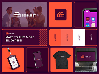 BESTMEET - Logo Design Concept brand identity branding collab community concept creative design designer portfolio designs logo logo designer man meet meeting minimalist modern people person simple workspace