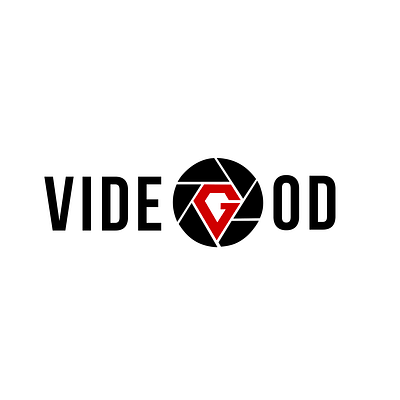 VIDEOGOD - LOGO DESIGN branding design graphic design illustration logo typography vector