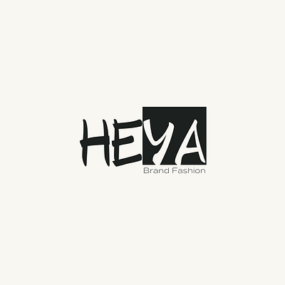 Heya beauty brand fashion logo modern professional shop