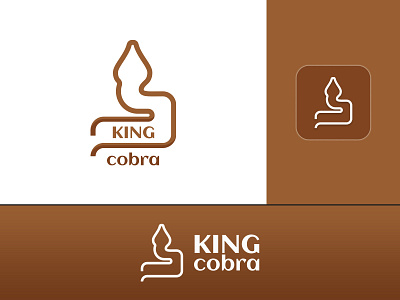 King Cobra animal animal logo branding clean cobra equine flat icon identity illustration king cobra line logo logo designer logomark mark minimal minimalistic monoline vector