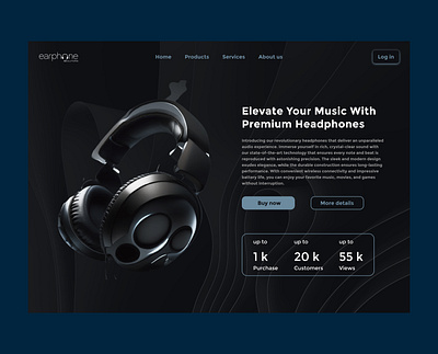 Headphone Advertisement ai generated graphic design image photoshop typography ui vector