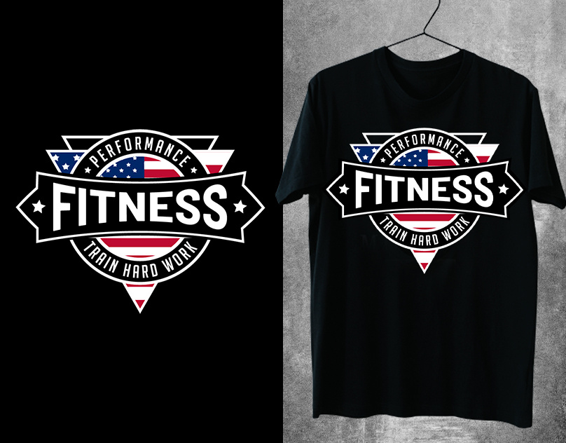 FITNESS TSHIRT DESIGN This is Unique & Own Design by Sukur Miah on