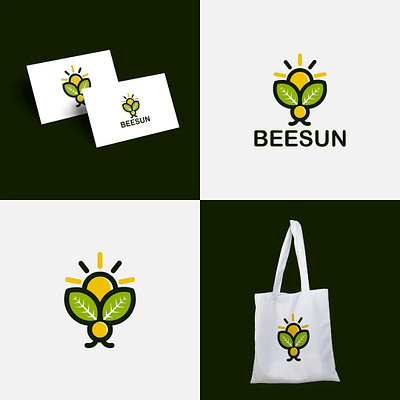 bee logo design branding graphic design logo