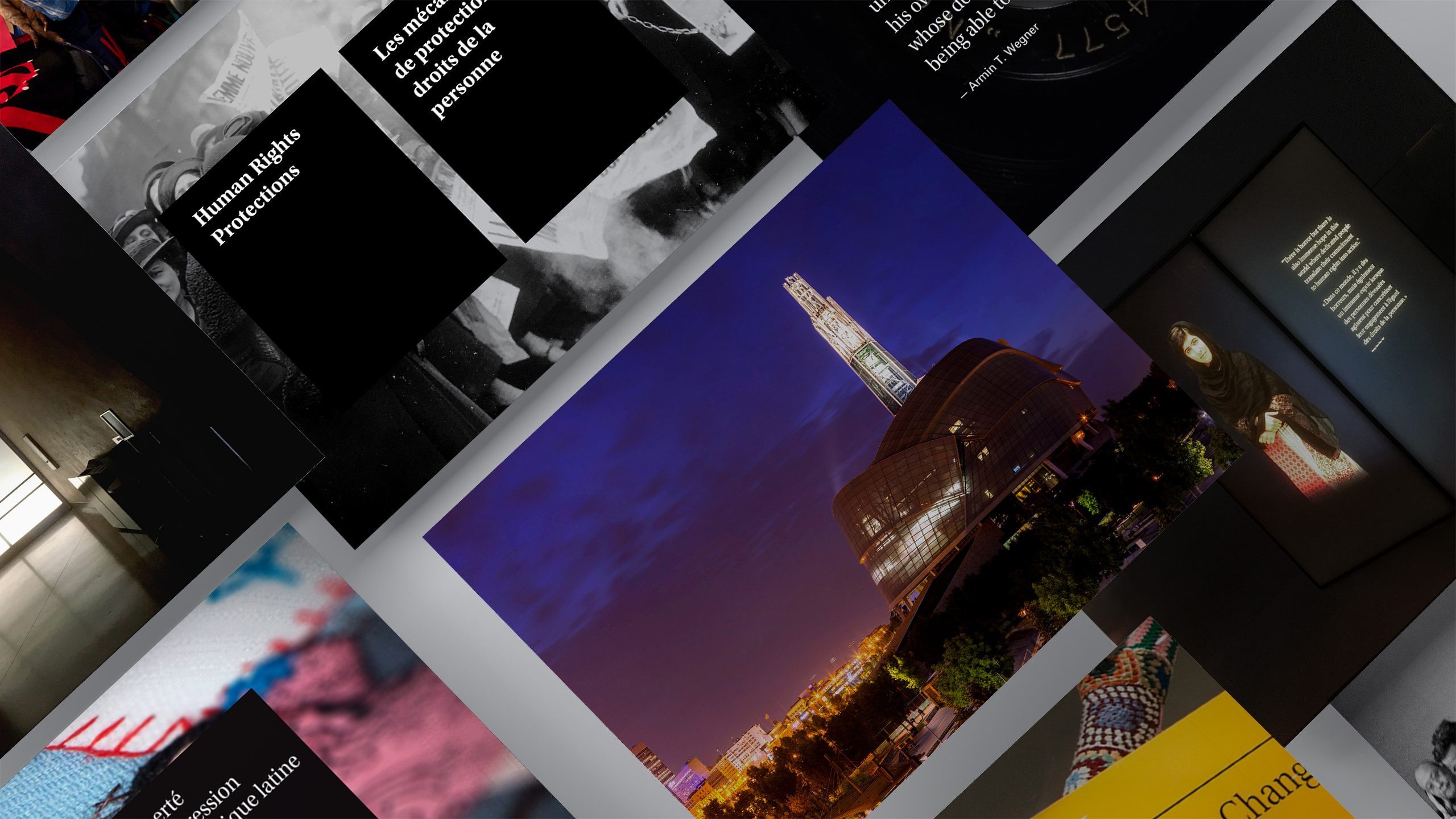 Canadian Museum of Human Rights // Website ui