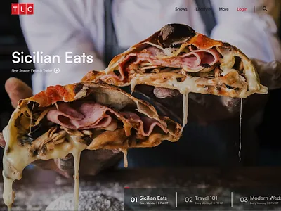 🍕TLC- Food & Travel Landing Page Animation 🏝️ animation design figma food food travel foodrecipes foodtech interactions landingpage lifestyle motion graphics recipes tlc travel travel vlogs tv shows uxdesign video animation webdesign website design