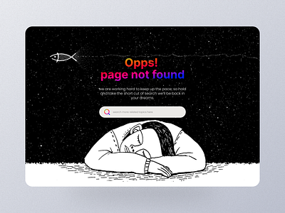 Responsive 404 Page 2d 404 page behance broken link page clean colorful creative dribbbler effective broken link error page figma graphic design neubrutalism not found opps page responsive ui