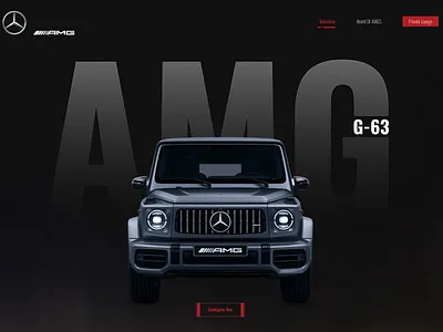 Mercedes G-Wagon (G-63) 2021 benz concept creative design figma g wagon inspiration mercedes ui uidesign uiux web design