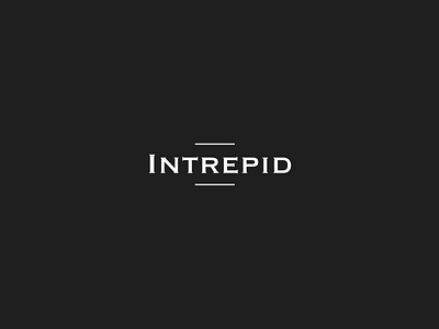 Intrepid logo branding design graphic design illustration logo typography vector