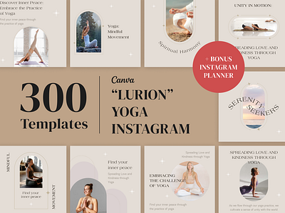 Lurion Instagram templates Canva canva design canva template design illustration instagram instagram post instagram stories instagram template ui