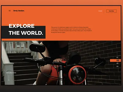 Harley Davidson bikerculture branding creativethinking custommotorcycle designthinking digitaldesign digitalmarketing harleydavidson harleydavidsoninspired marketing motorcycle motorcycledesign productdesign productdesigner uidesign userexperience userinterface uxdesign webdesign webdesigner