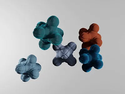 Cloth pillows 3d 3d abstract 3d art 3dart abstract b3d blender blender3d cloth cyclesrender design houdini houdini fx houdini sidefx motion graphics pillows render