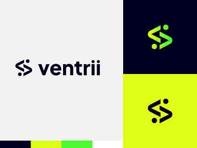 Logo design - Ventrii brand branding branding design colors design graphics logo small business startup vector