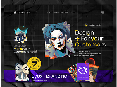 A design agency's branding website aesthetic ai beatrice branding build build2 designdrug graphic design ui watchmegrow website design