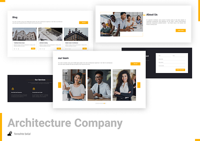 Website design for an architectural company architect landing page architectural company architectural landing page ui architecture architecture landing page architecture studio best design ui company design landing page site ui ui design ux ux design website website ui