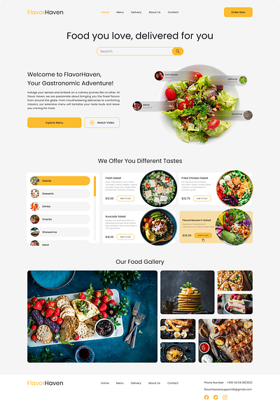 Restaurant branding design food illustration restaurant ui ux web