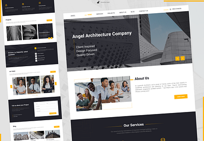 Website design for an architectural company architectural landing page ui architecture landing page architecture studio architecture website company landing page landing page architecture studio ui ui design ux ux design web web ui website website company website design website landing page website ui