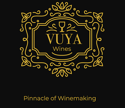 Vuya Wines branding design logo