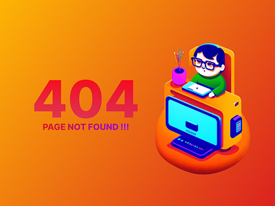 404 page not found 2023 404 ai animation art branding design graphic design illustration logo missing page modern new page not found something went wrong trending typography ui ux vector