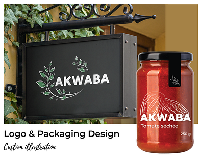 Akwaba Branding Design - Tomato akwaba tomato brand