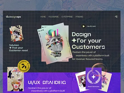 Website Design- DesignDrug Design Challenge 02/90 design challenge graphic design ui ux watchmegrow website design