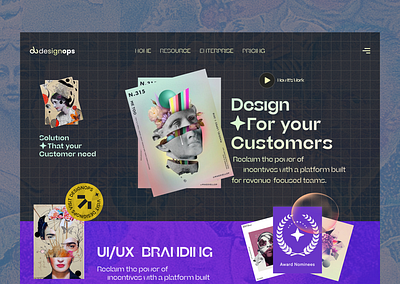 Website Design- DesignDrug Design Challenge 02/90 design challenge graphic design ui ux watchmegrow website design