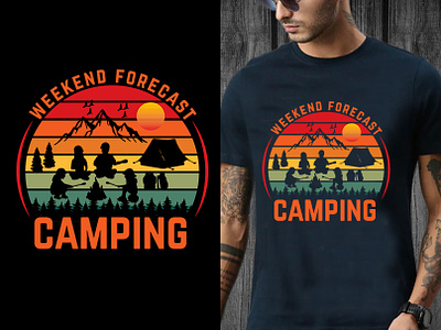 CAMPING T-SHIRT DESIGN branding camping campingtshirtdesign graphic design illustration tshirt tshirtdesign typography vector