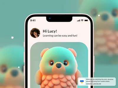 Midjourney Mascots 3d app illustration mascot mobile ui uxui