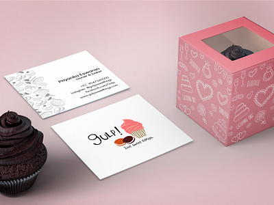 Branding, Business Card and Package Designing for a Cake Shop branding businesscard design graphic design illustration illustrator logo logodesgin packagedesign packaging photoshop vector