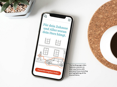 Insurance Mobile Landing Page