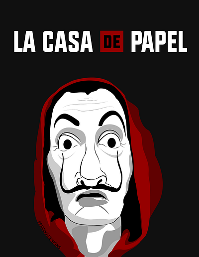 LA CASA DE PAPEL | MONEY HEIST - Vector Design design graphic design illustration illustrator lacasadepapel moneyheist photoshop vector vectordesign