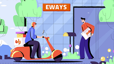 "Eways, Ham Rah" Animation Series 2d after effects animation branding graphic design motion graphics social social media