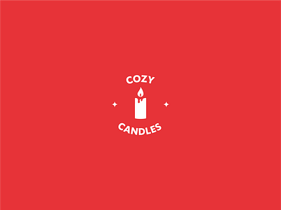 Cozy Candles branding design graphic design logo typography