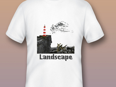 Landscape T Shirt designs, themes, templates and downloadable graphic 