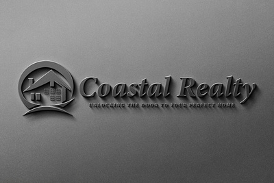 Real Estate Logo Coastal Realty branding creativedesign graphic design identitydesign illustration illustrator logoart logodesign logodesigner logomaker photoshop typography
