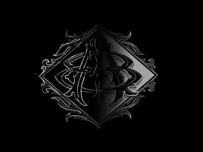 Mb Leathers Monogram branding design handdrawn lettering logo logotype sketch type typography vector