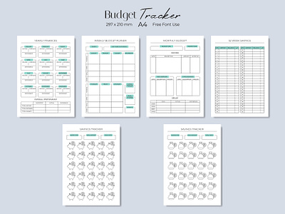 Budget tracker, planner. animation bank budget tracker budget tracker design design design element element family budget graphic design illustration isolated money piggy bank planner planner design savings vector vector illustration