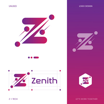 Zenith-tech logo design abstract logo app logo apps logo best logo branding design graphic design illustration letter logo logo tech logo technology logo ui vector web logo z letter logo